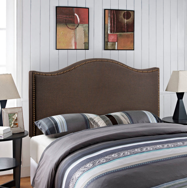 Curl Queen Nailhead Upholstered Headboard By Modway