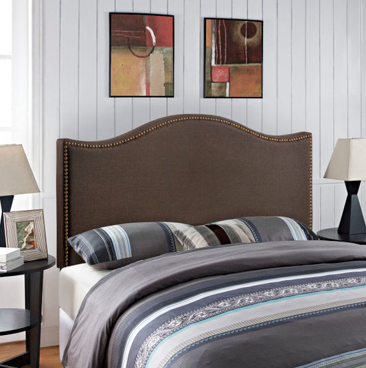 Curl Queen Nailhead Upholstered Headboard By Modway