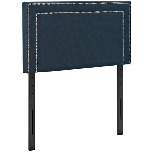 Jessamine Twin Upholstered Fabric Headboard Azure | Polyester by Modway