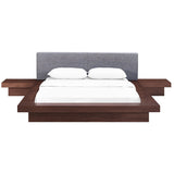 Freja 3 Piece Queen Fabric Bedroom Set | Polyester by Modway