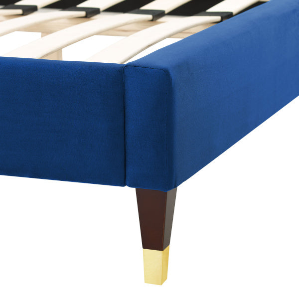 Aurora Performance Velvet Queen Bed By Modway