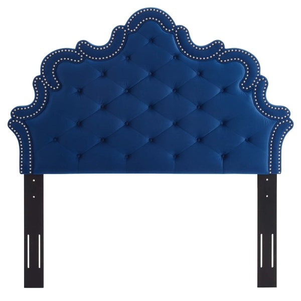 Arabella Button-Tufted Performance Velvet Twin Headboard by Modway