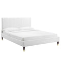 Peyton Performance Velvet Queen Platform Bed By Modway