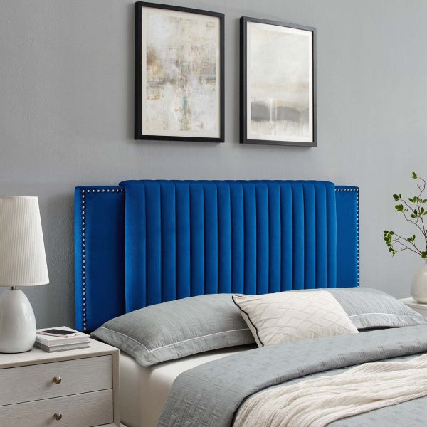 Felicity Channel Tufted Performance Velvet Twin Headboard