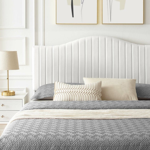 uniper Channel Tufted Performance Velvet Queen Platform Bed By Modway