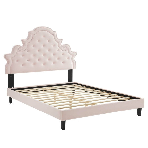 Gwyneth Tufted Performance Velvet Full Platform Bed By Modway