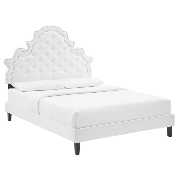 Gwyneth Tufted Performance Velvet Full Platform Bed By Modway