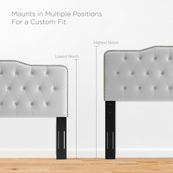 Amber Tufted Performance Velvet Twin Platform Bed By Modway
