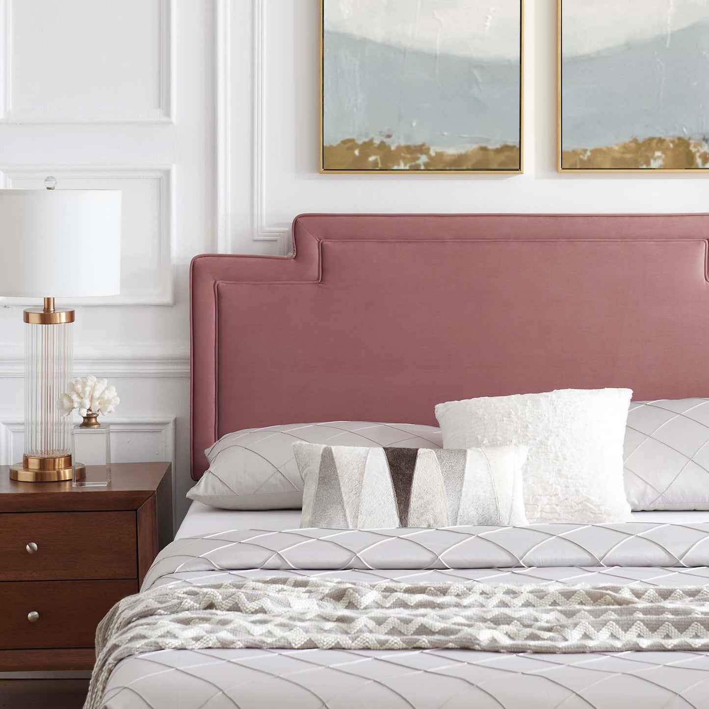 Liva Performance Velvet Twin Bed By Modway
