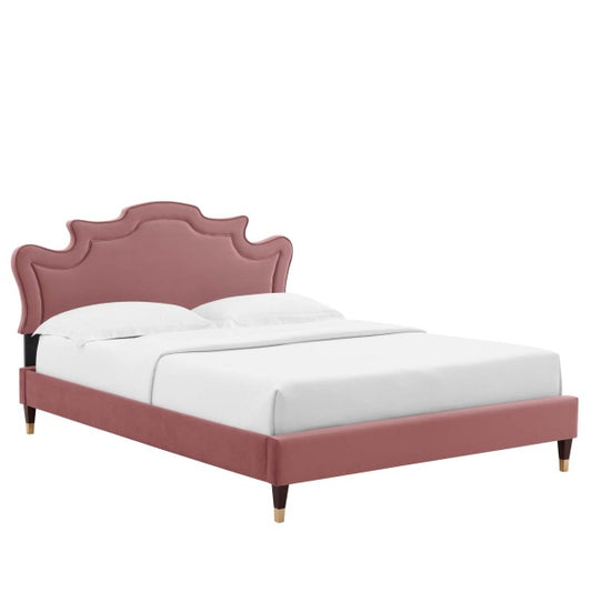 Neena Performance Velvet Twin Bed By Modway