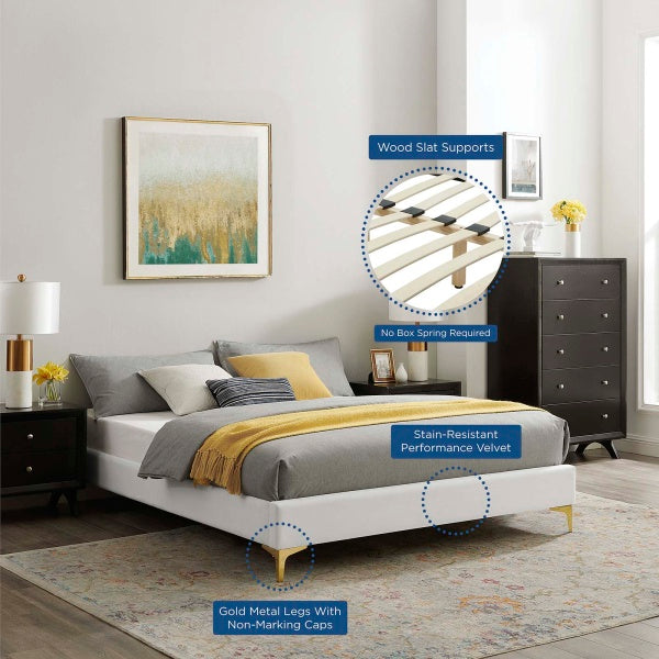 Novi Performance Velvet Full Bed By Modway