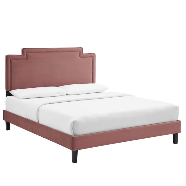 Liva Performance Velvet Full Bed By Modway