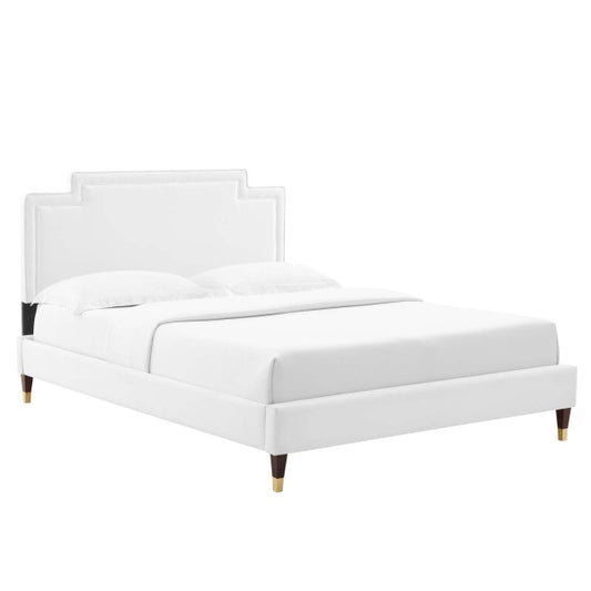 Liva Performance Velvet King Bed By Modway