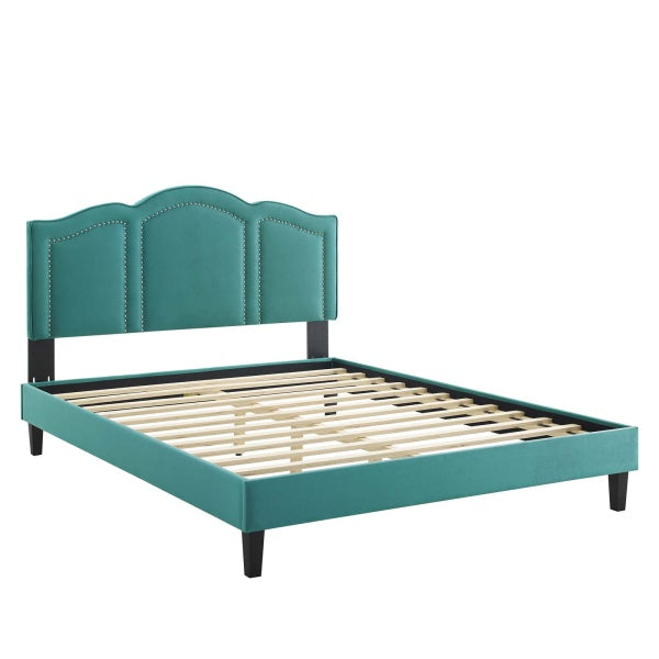 Emerson Performance Velvet Full Platform Bed By Modway