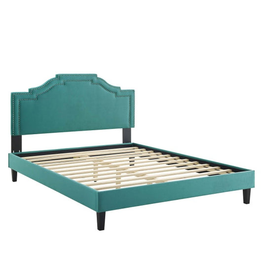 Adelaide Performance Velvet Full Platform Bed By Modway