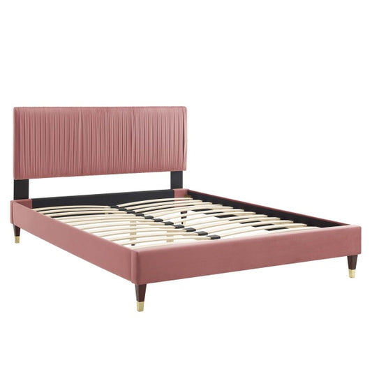 Peyton Performance Velvet Full Platform Bed By Modway