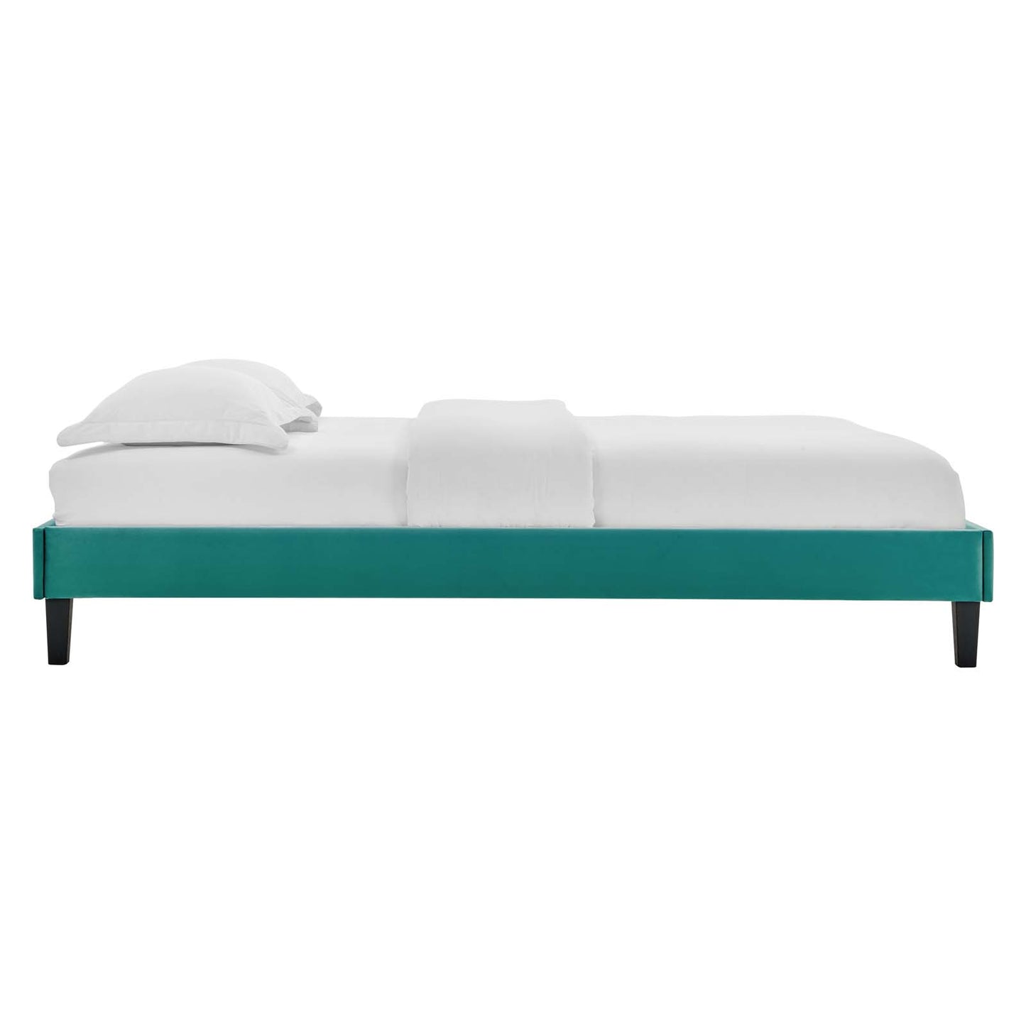 Elise Twin Performance Velvet Platform Bed By Modway