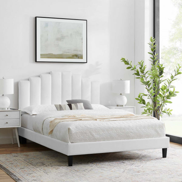 Elise King Performance Velvet Platform Bed By Modway