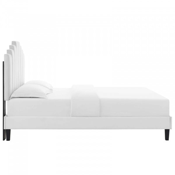Elise King Performance Velvet Platform Bed By Modway