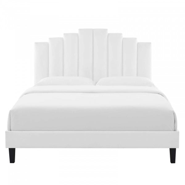 Elise King Performance Velvet Platform Bed By Modway