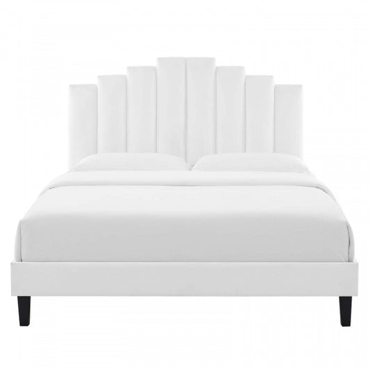 Elise King Performance Velvet Platform Bed By Modway