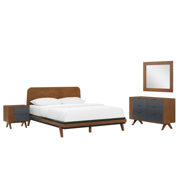 Dylan 4 Piece Bedroom Set By Modway