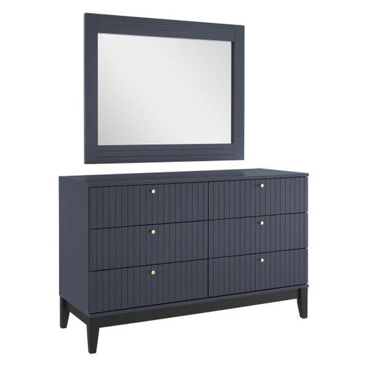 Dakota Dresser and Mirror By Modway