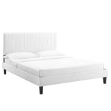 Peyton Performance Velvet King Platform Bed By Modway