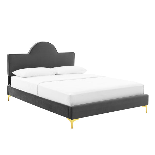 Sunny Performance Velvet Full Bed By Modway