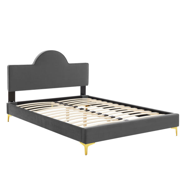 Sunny Performance Velvet Full Bed By Modway