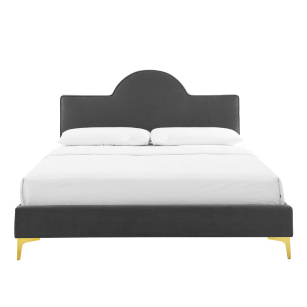 Sunny Performance Velvet Full Bed By Modway