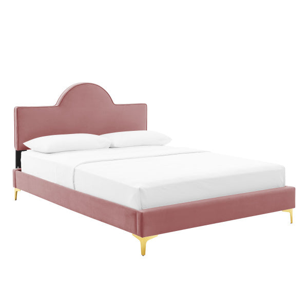 Sunny Performance Velvet Full Bed By Modway
