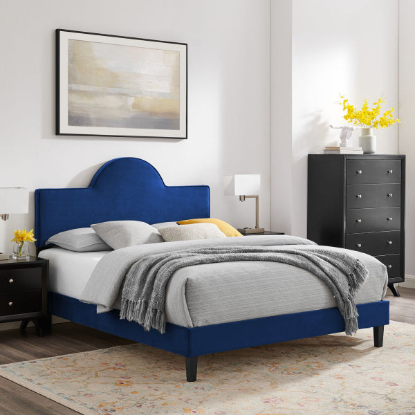 Soleil Performance Velvet Full Bed By Modway