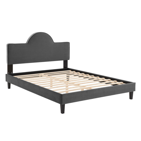 Soleil Performance Velvet King Bed By Modway