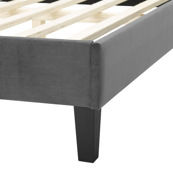 Soleil Performance Velvet King Bed By Modway