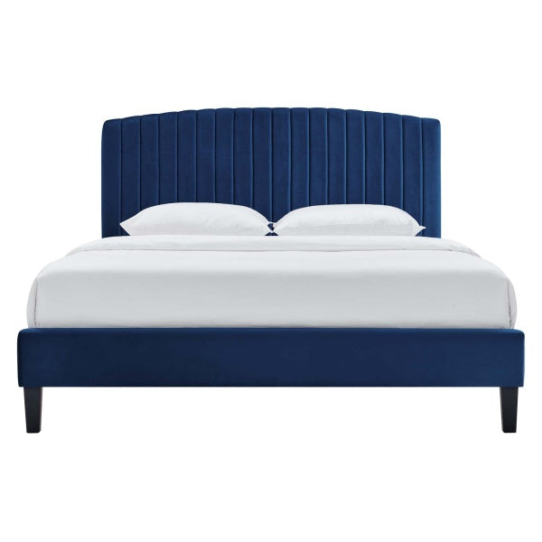 Alessi Performance Velvet Full Platform Bed By Modway