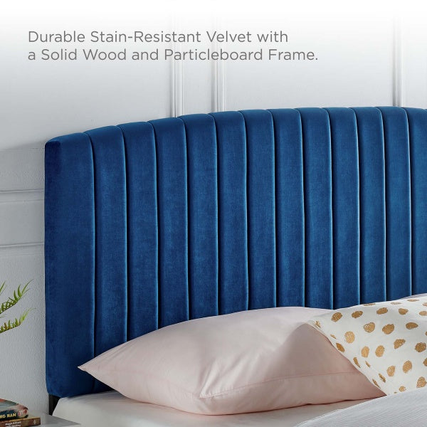 Alessi Performance Velvet Full Platform Bed By Modway