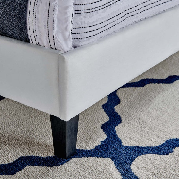 Roxanne Performance Velvet Full Platform Bed By Modway