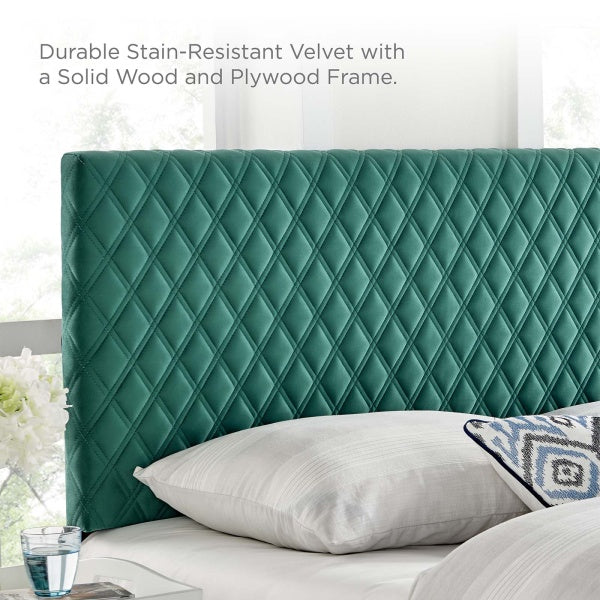 Garcelle Performance Velvet Full Platform Bed By Modway