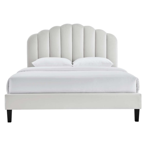 Daisy Performance Velvet Twin Platform Bed By Modway