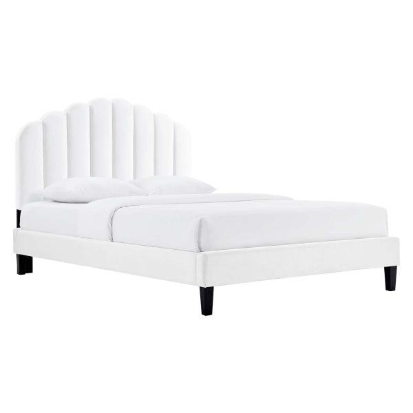 Daisy Performance Velvet Twin Platform Bed By Modway