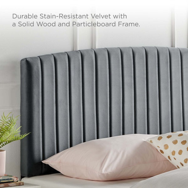 Alessi Performance Velvet King Platform Bed By Modway