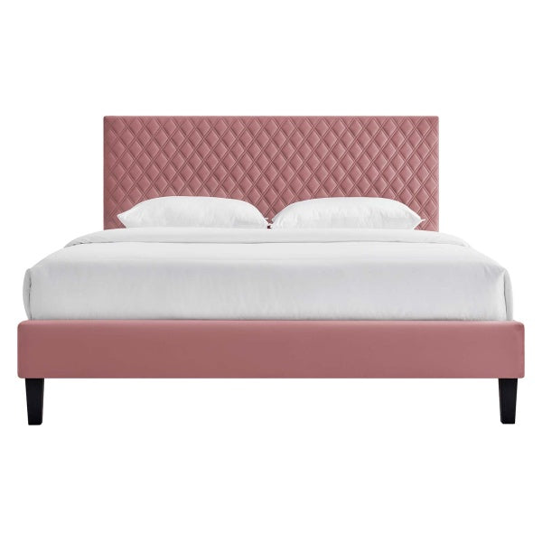 Garcelle Performance Velvet King Platform Bed By Modway