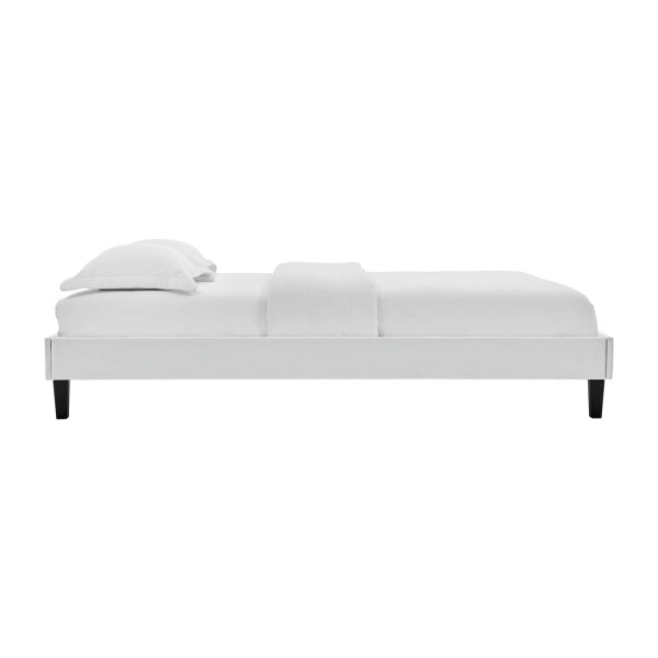 Reagan King Performance Velvet Platform Bed By Modway