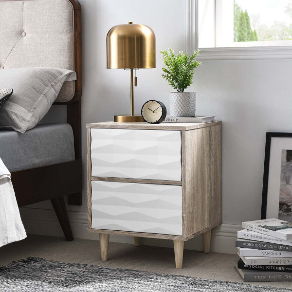 Vespera 2-Drawer Nightstand By Modway