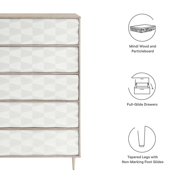 Vespera 5-Drawer Chest By Modway
