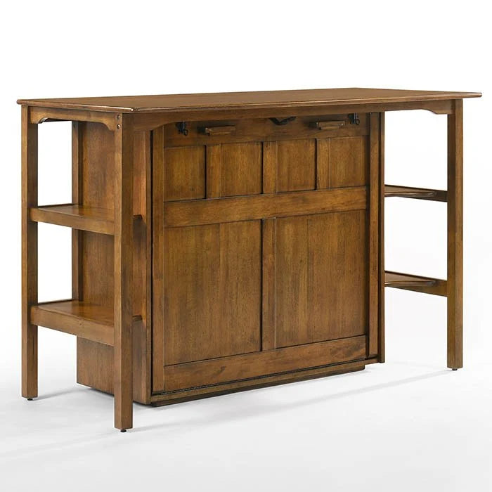 Night & Day Siesta Murphy Desk Bed in Black Walnut Finish