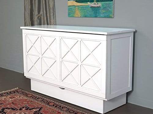 Essex Queen Murphy Cabinet Bed White - Futons 4 Less