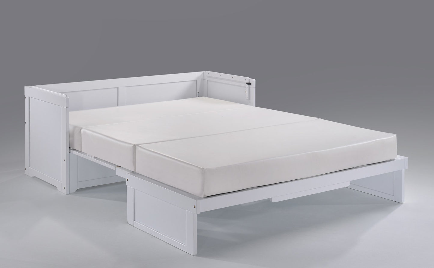 Night & Day Cube White Queen Murphy Cabinet Bed In A Box