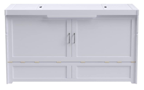 Night & Day Cube White Queen Murphy Cabinet Bed In A Box